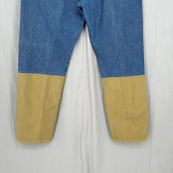 Vintage Wrangler Jeans Mens 40x30 Double Knee Hunting Brush Guard Canvas Gorp - Picture 4 of 9